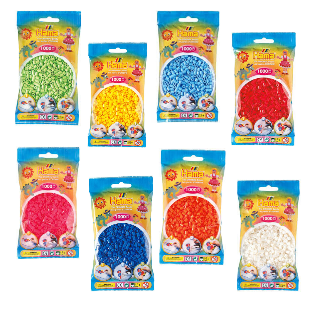 Hama Perlen 201-07 perline da stirare con circa 3.000 perline midi colorate con diametro di 5 mm, viola, divertimento creativo per bambini dai 5 anni in su Hama Perlen 201-07 perline da stirare con circa 3.000 perline midi colorate con diametro di 5 mm, viola, divertimento creativo per bambini dai 5 anni in su