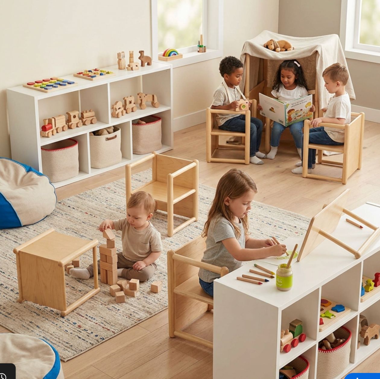 Sedia pluriuso Montessori