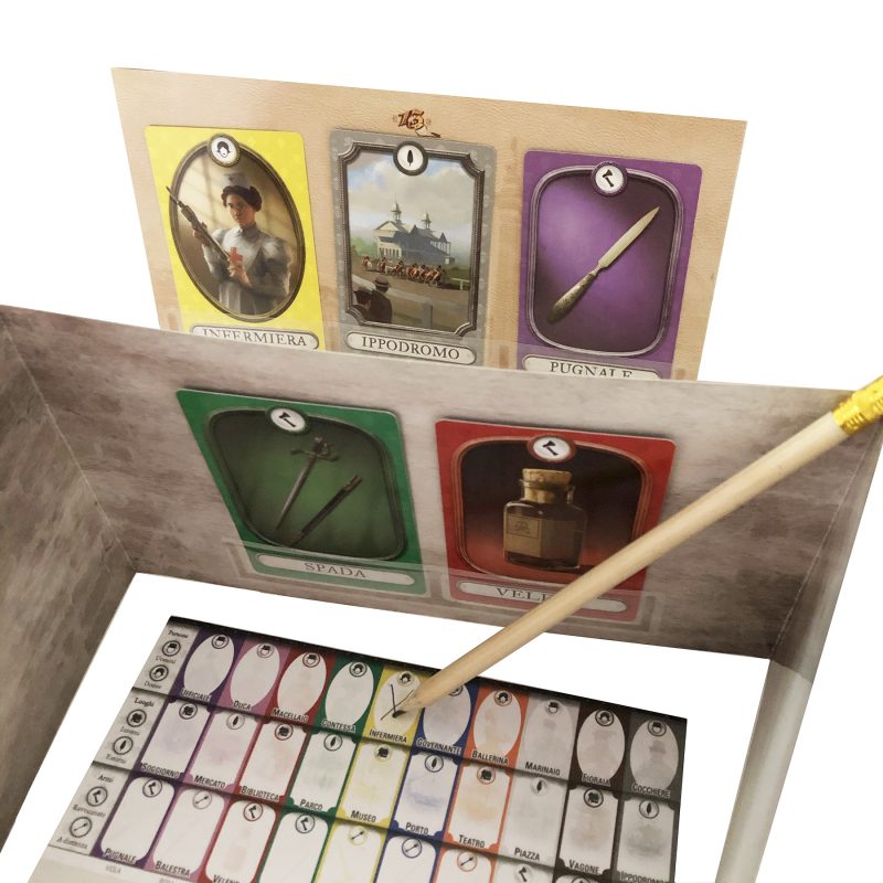 13 indizi Gioco di società - Gioco di spionaggio e deduzione