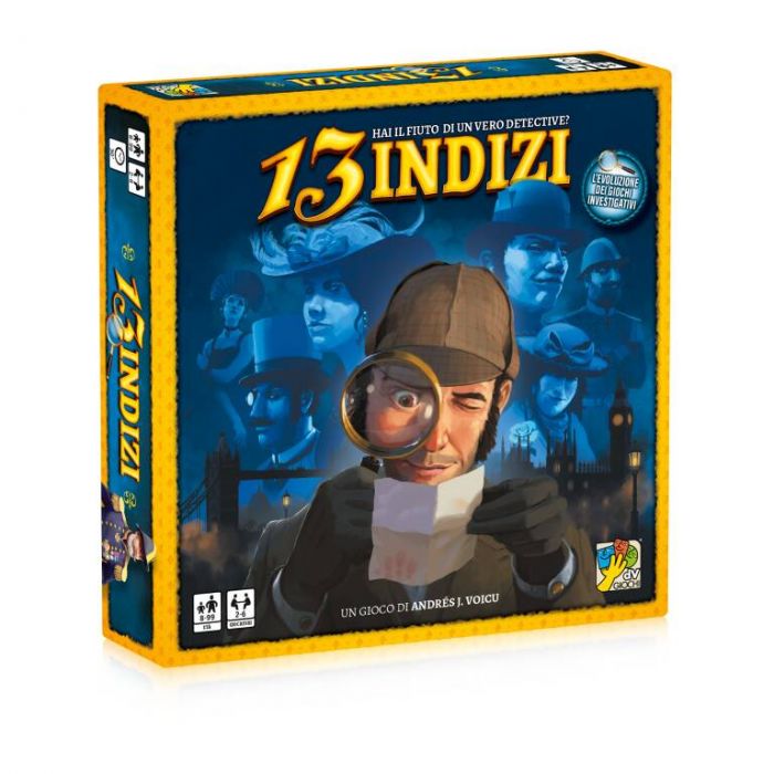 13 indizi Gioco di società - Gioco di spionaggio e deduzione
