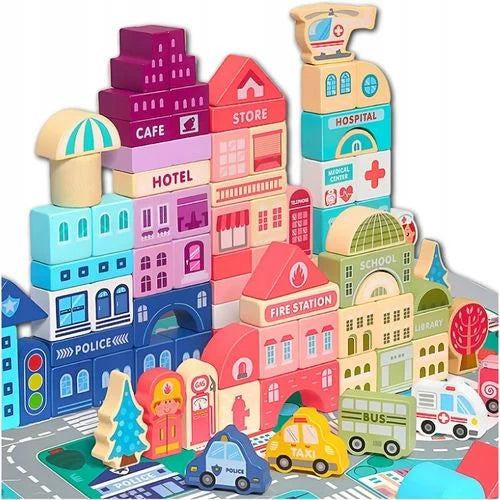 Blocchi legno Città