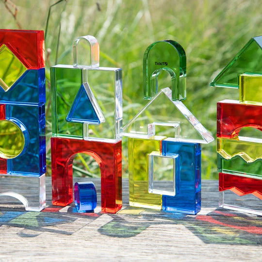 Jorzer .Blocchi acrilici per bambini 10 pezzi Cilindri da costruzione Jorzer .Blocchi acrilici per bambini 10 pezzi Cilindri da costruzione