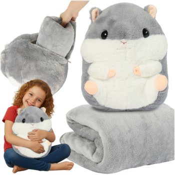 Peluche Criceto con coperta