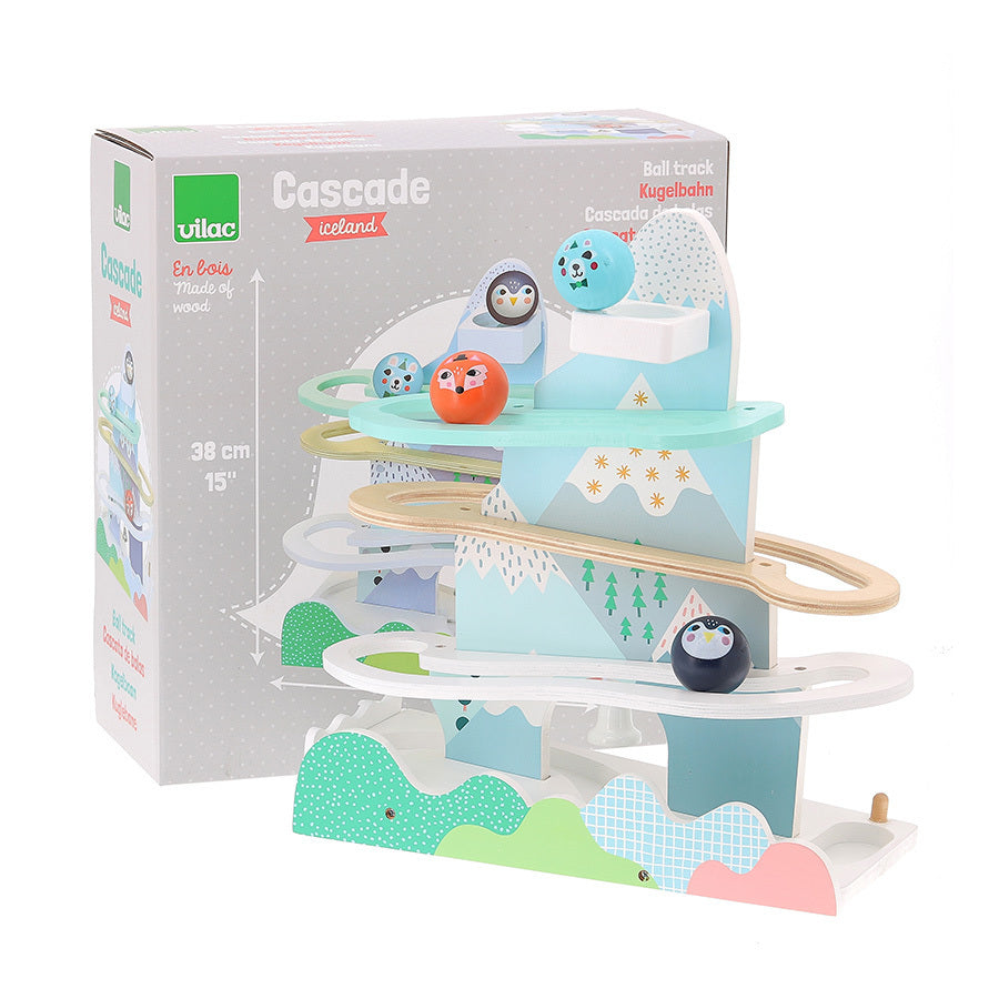 Iceland waterfall ball game