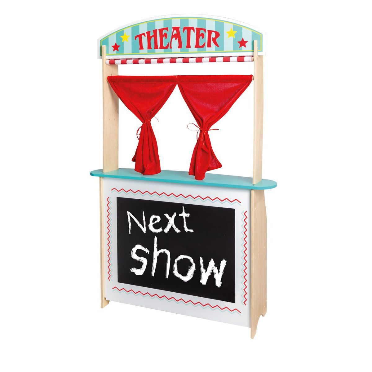 Teatro - Mercatino reversibile in legno