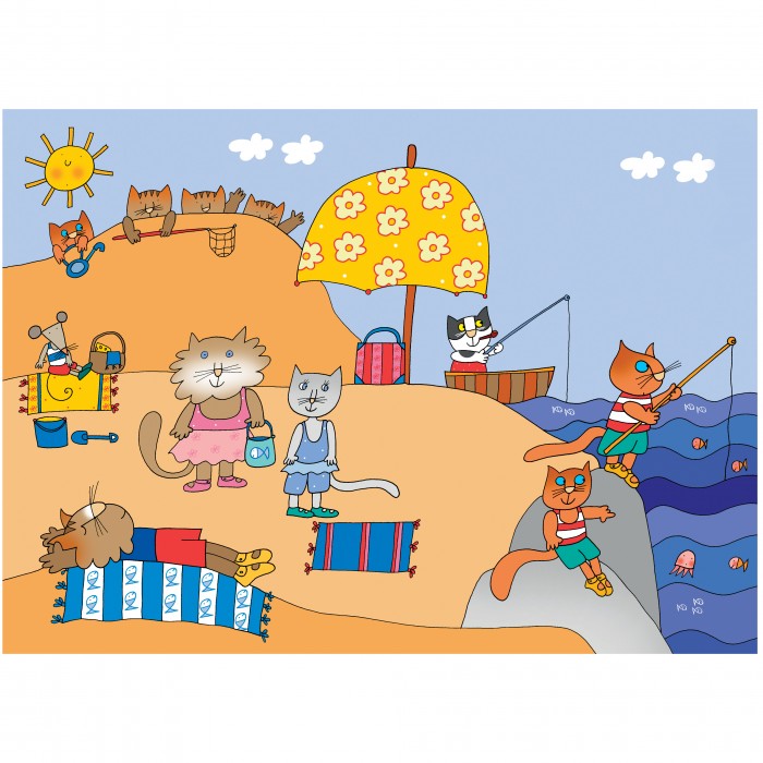 Tutti al mare - Puzzle 35 pz.
