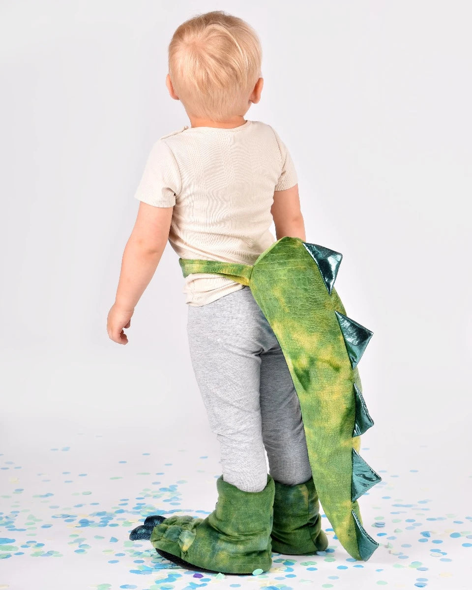 Zampe e coda di dinosauro