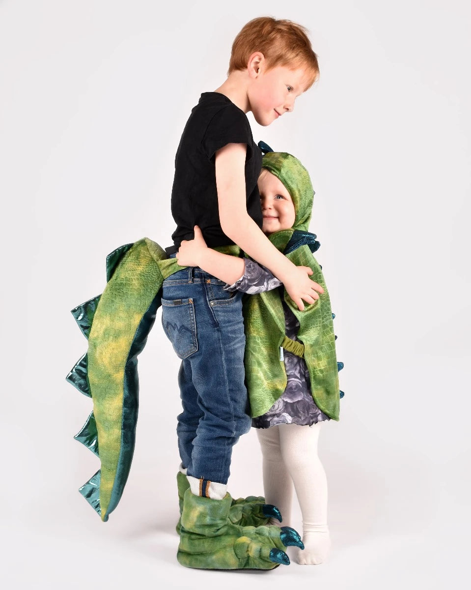 Zampe e coda di dinosauro