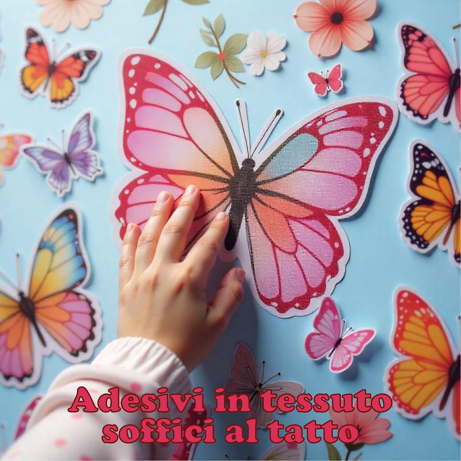 Adesivi murali in tessuto riposizionabili