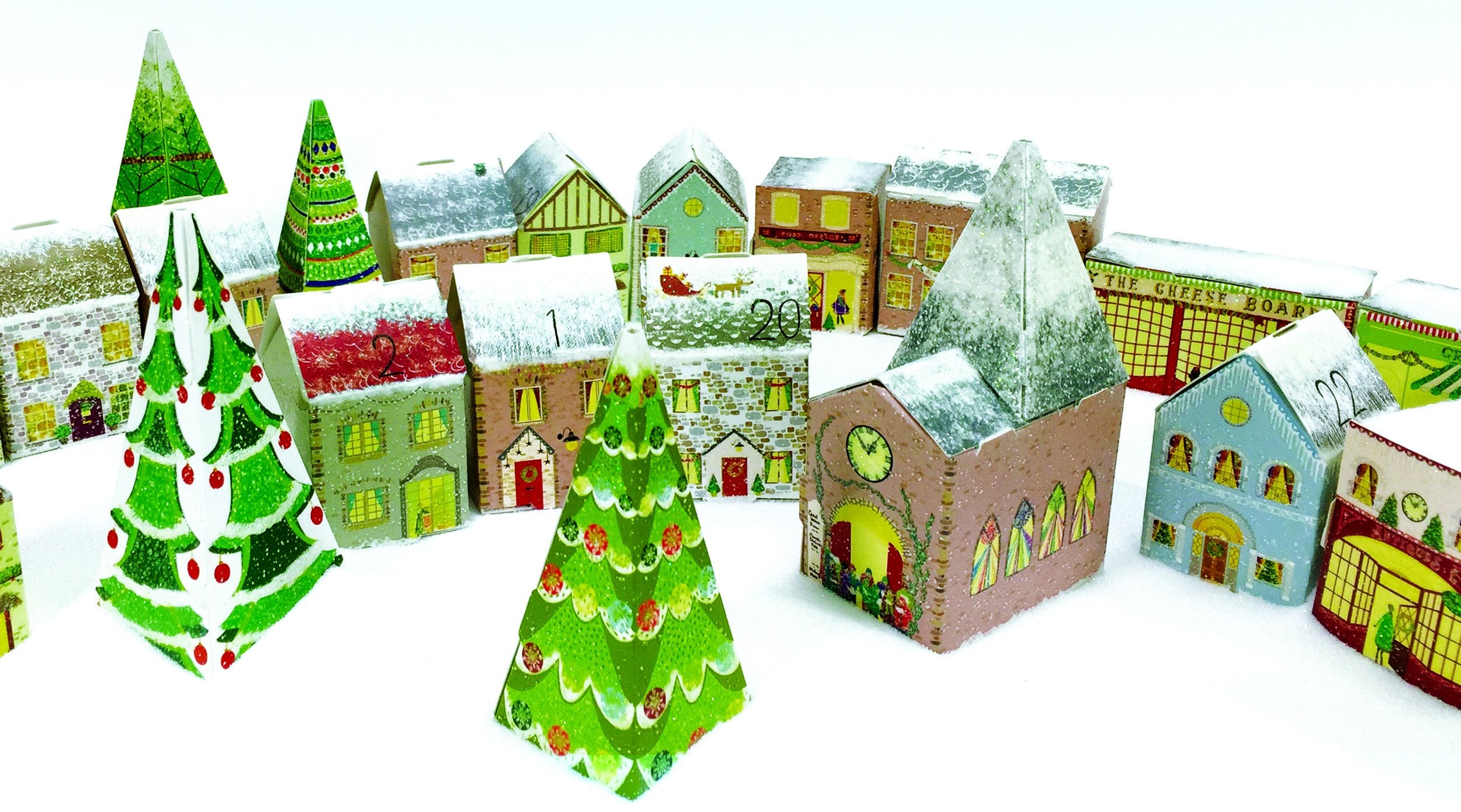 Calendario dell'Avvento 3D Villaggio di Natale