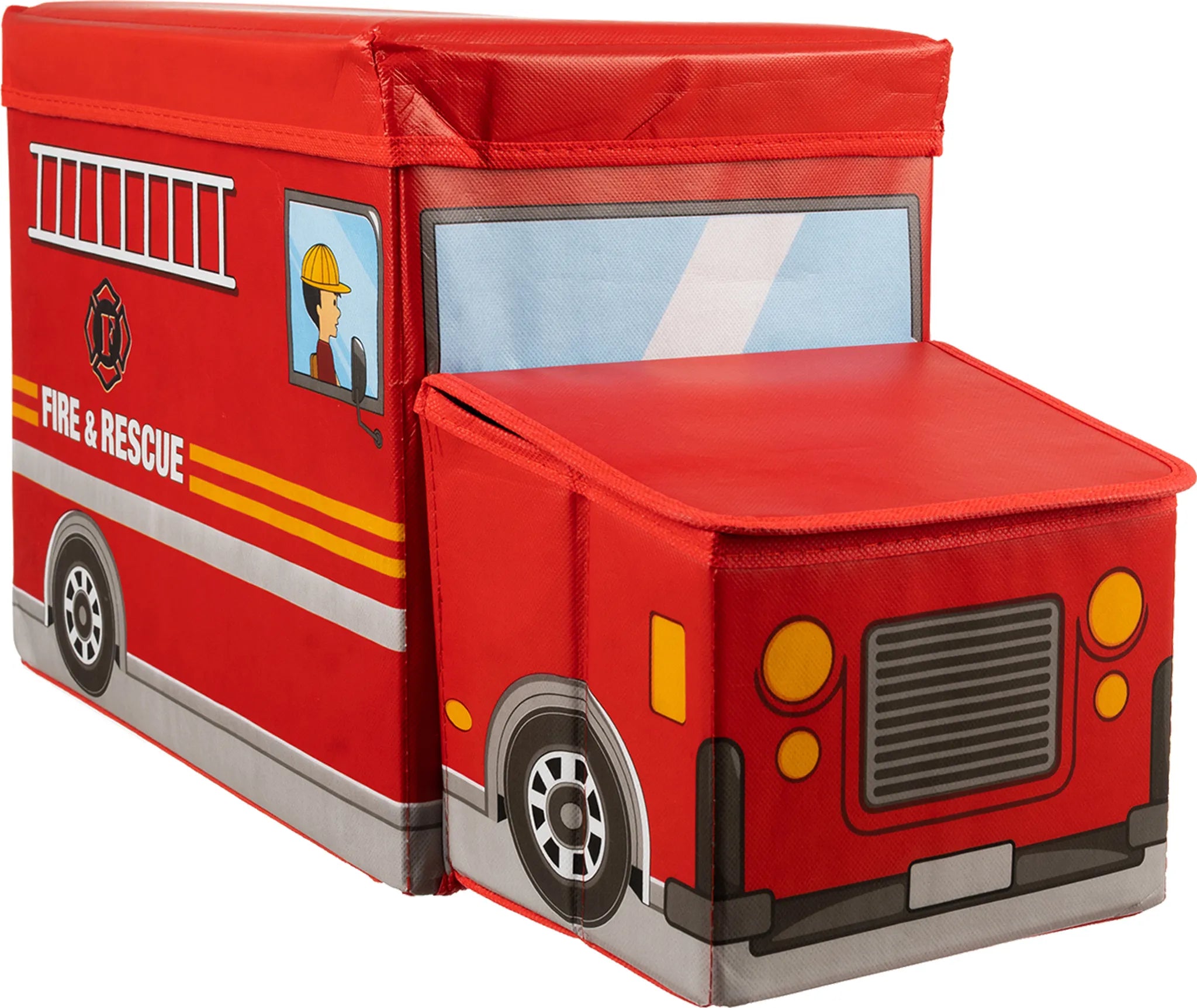 Box portagiochi pieghevole Pompieri