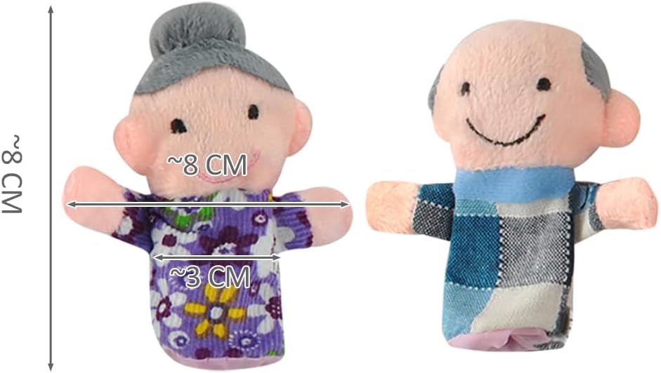 Burattini a dito in stoffa