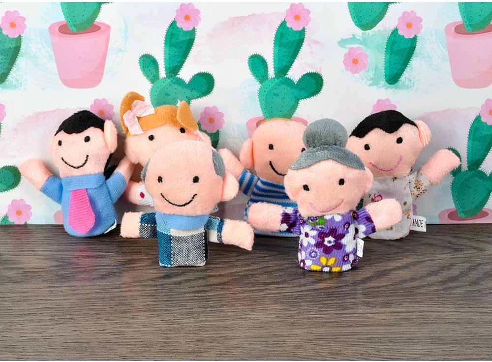 Burattini a dito in stoffa