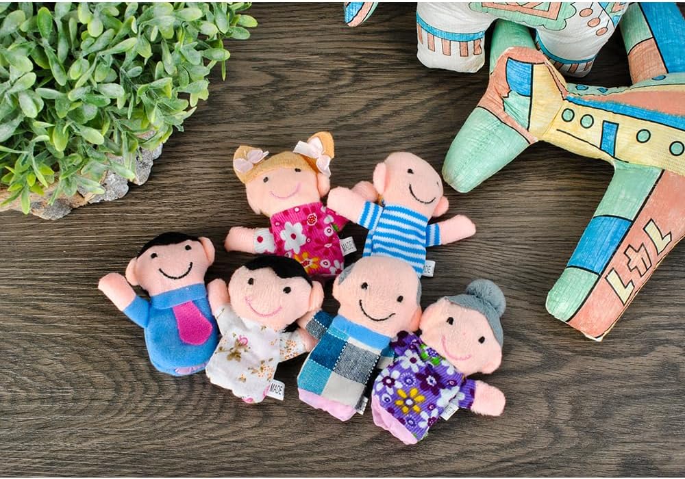 Burattini a dito in stoffa