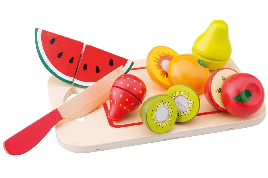Frutta in legno da tagliare