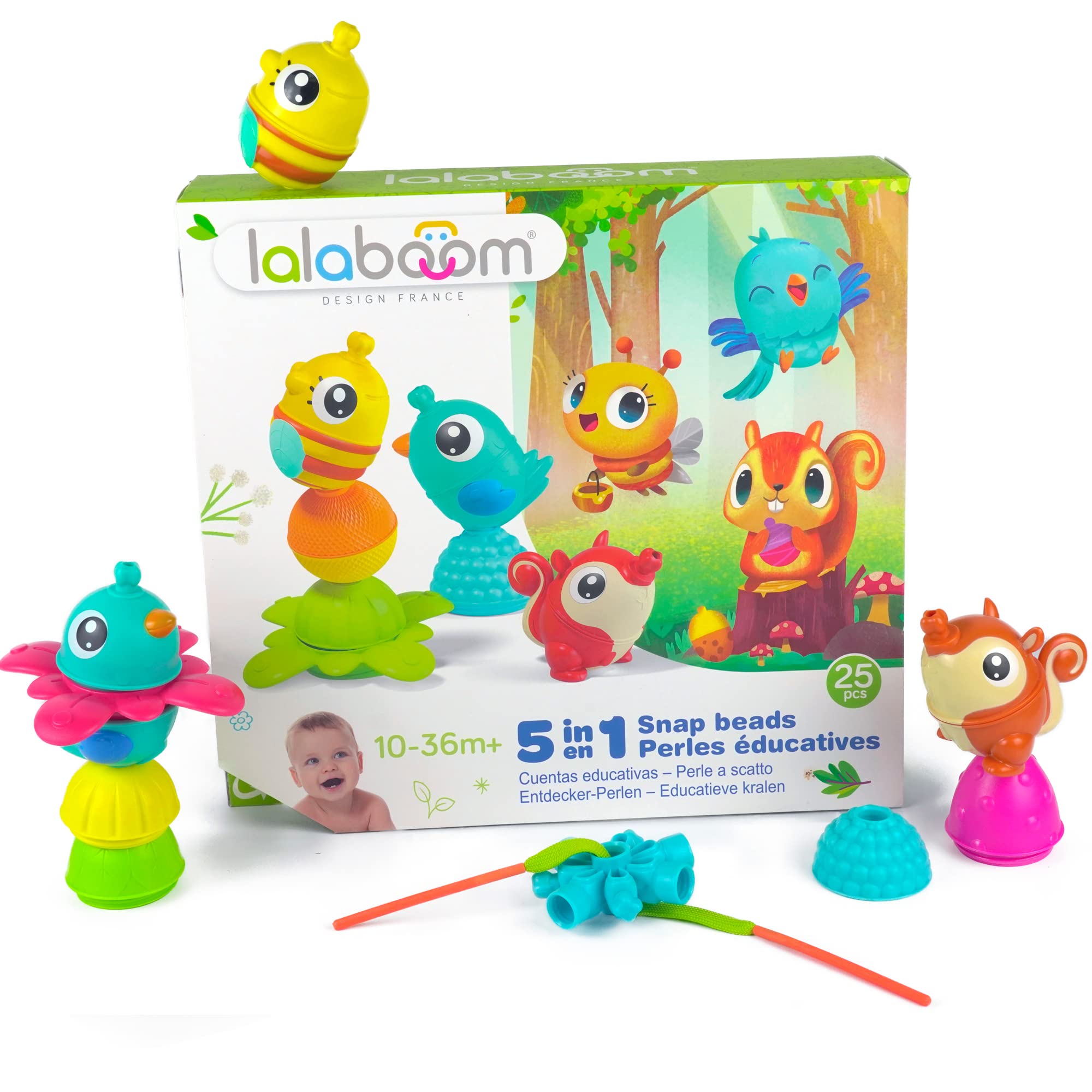 Animali componibili + perle Lalaboom