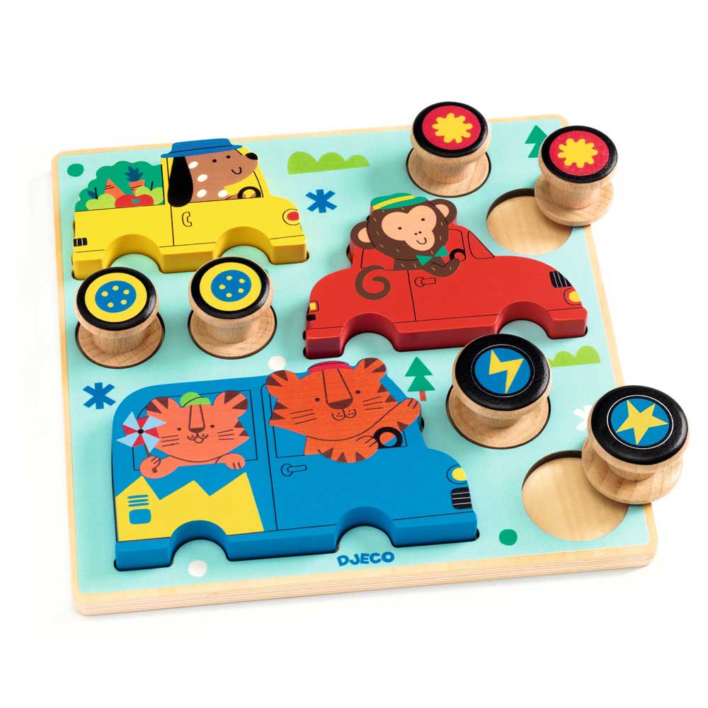 Macchinine Puzzle e Costruzione