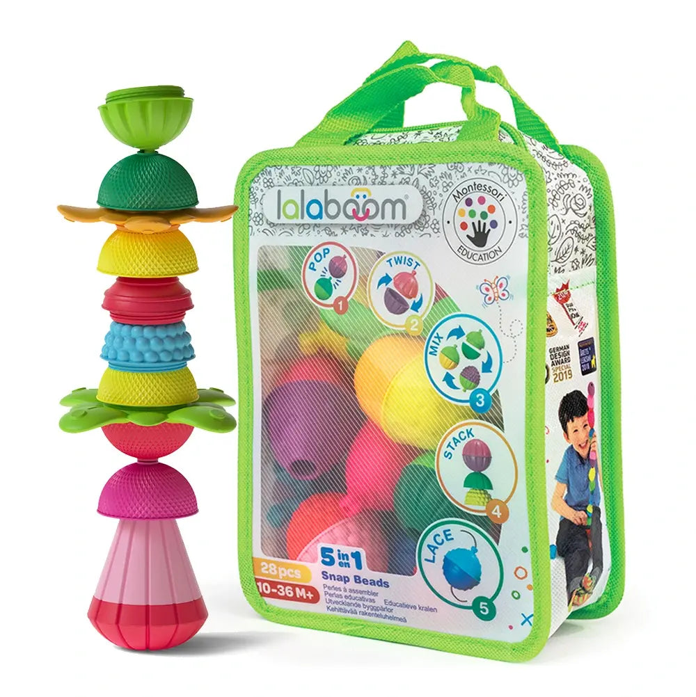 Costruzioni tattili Lalaboom 28  pz.