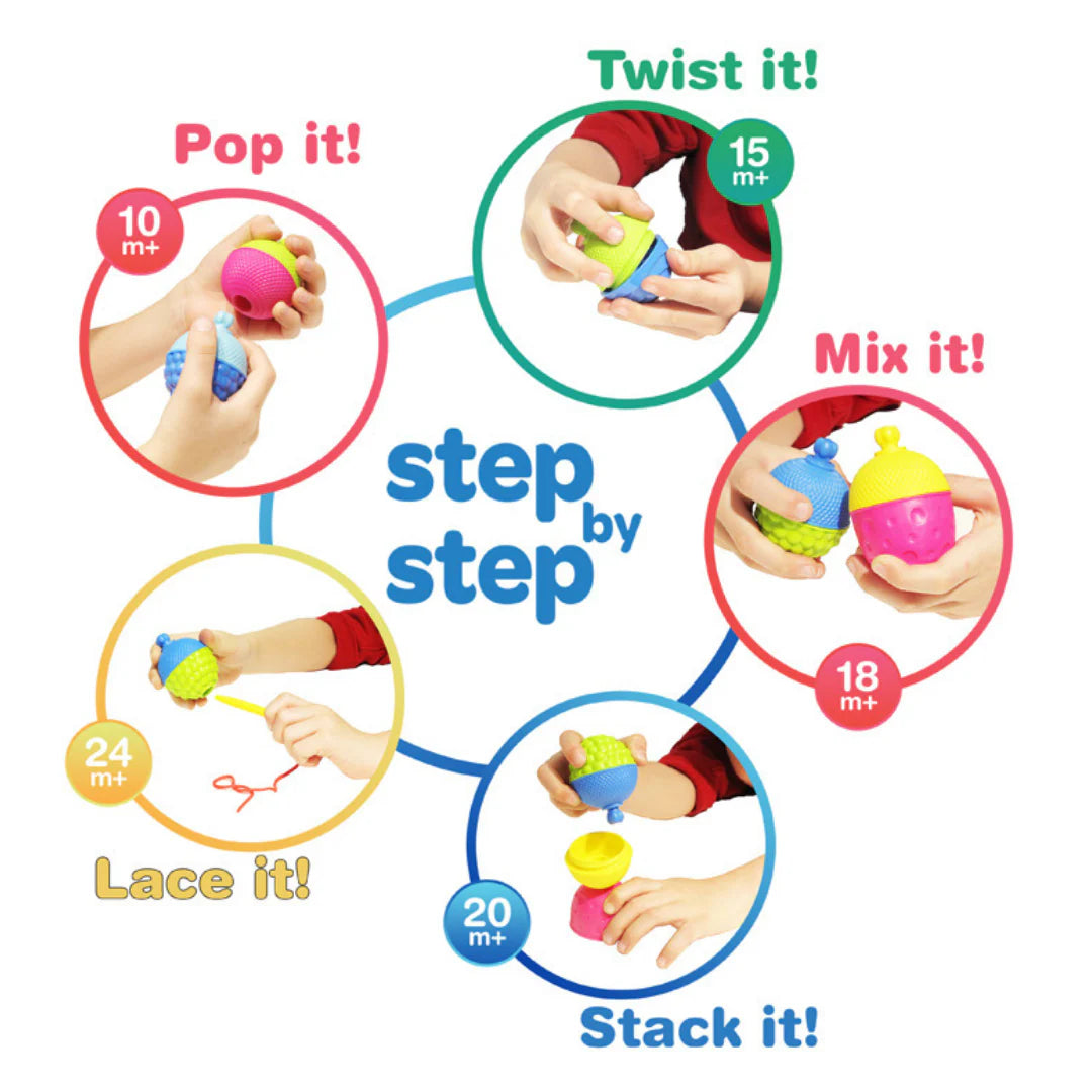 Costruzioni tattili Lalaboom 28  pz.