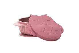 Piatto fondo in silicone Gufo