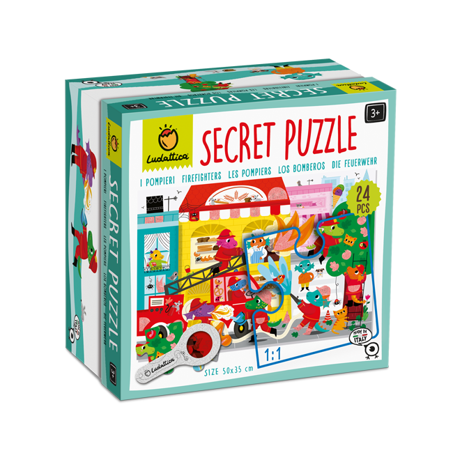 Secret puzzle pompieri