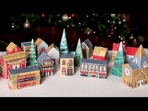 Calendario dell'Avvento 3D Villaggio di Natale