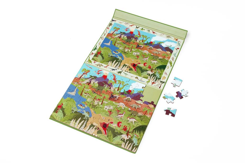 Puzzle dinosauri magnetico 2 in 1