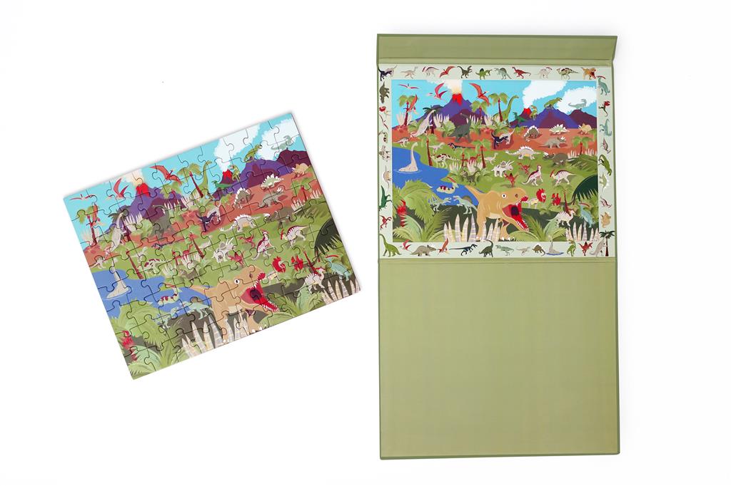 Puzzle dinosauri magnetico 2 in 1