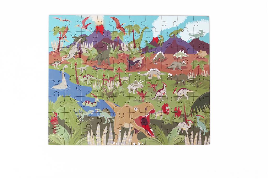 Puzzle dinosauri magnetico 2 in 1