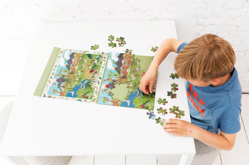 Puzzle dinosauri magnetico 2 in 1