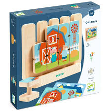 Puzzle verticale in legno 2 facce