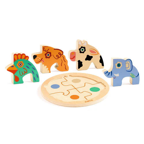 Puzzle in legno 4 pezzi