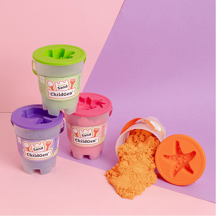 Sabbia cinetica - Barattolo con stampino