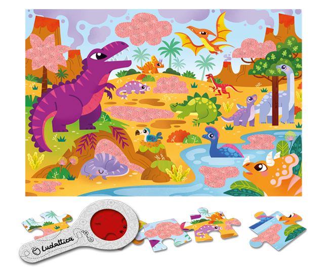 Secret puzzle Dinosauri