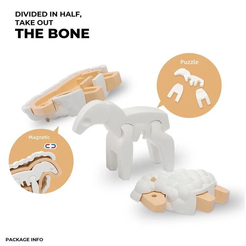 Animali della Foresta magnetici Halftoys