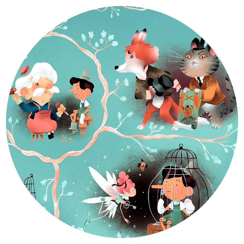 Story Puzzle Fiabe Classiche con Personaggi