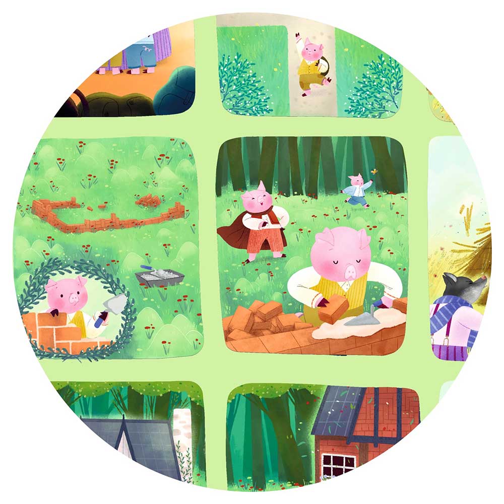 Story Puzzle Fiabe Classiche con Personaggi