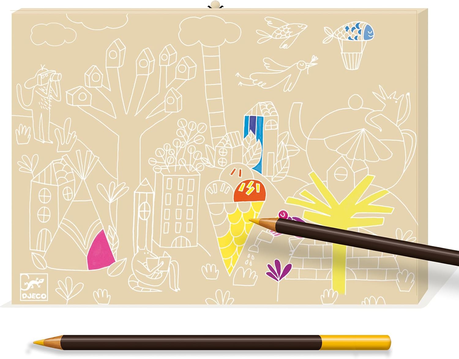 Djeco Color box Valigetta artistica colori