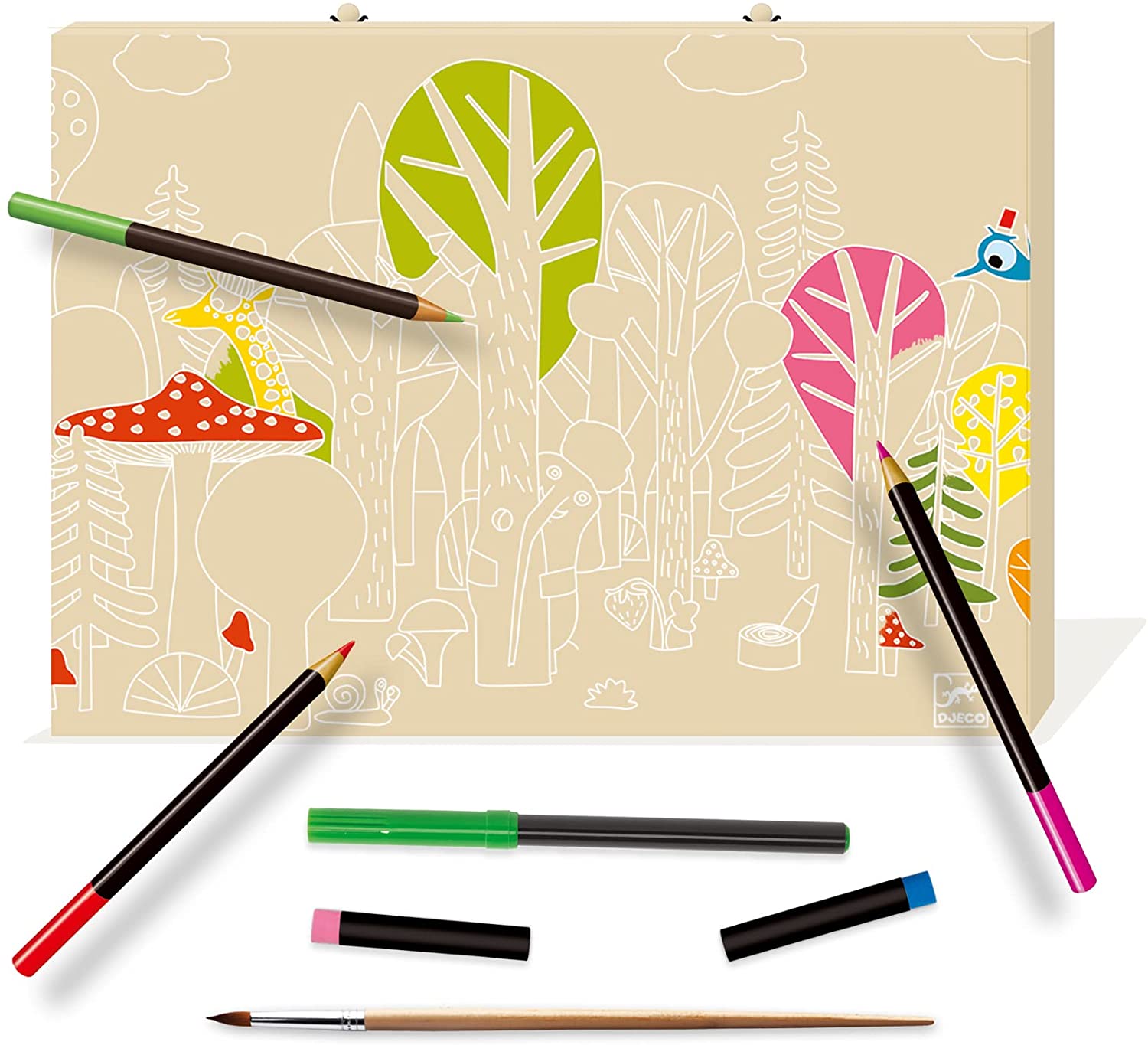 Djeco Big box Valigetta artistica colori