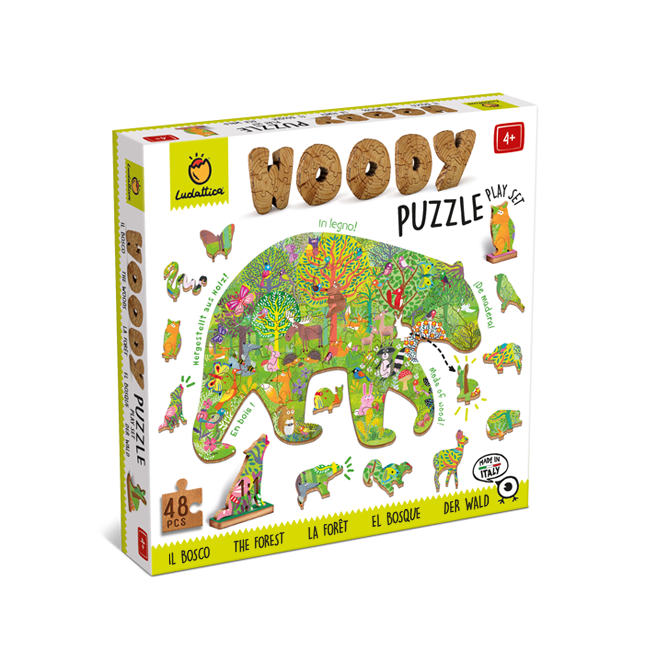 Puzzle in legno Bosco