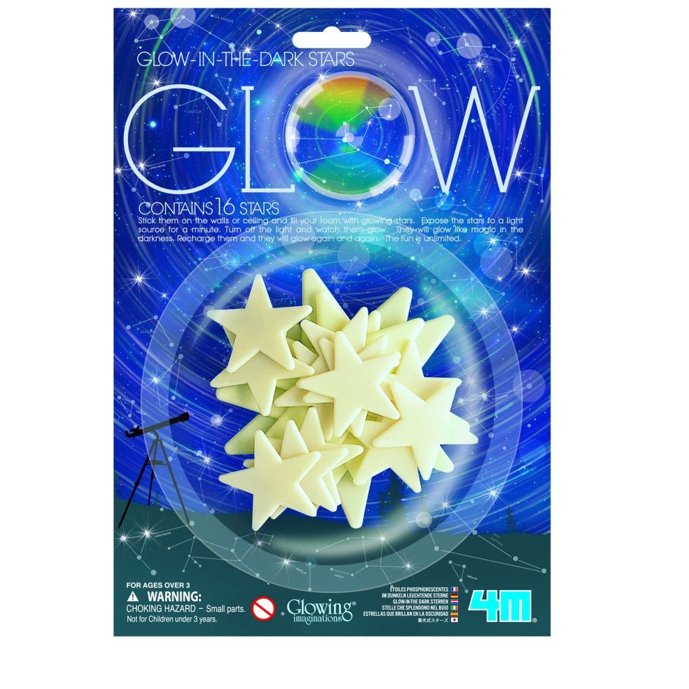 Adesivi da parete fluorescenti - Sticker stelle fluorescenti 3D per pa –  Gioeca