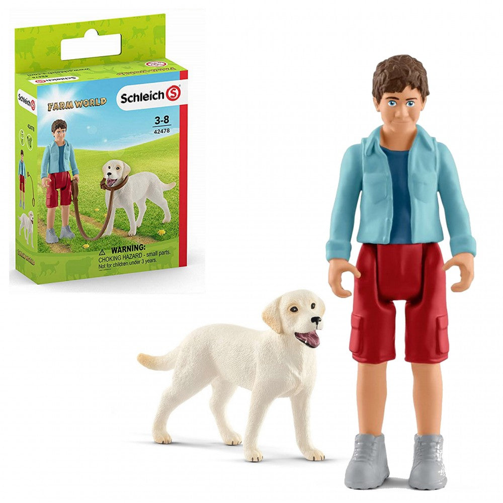 Playset  Bambino e Labrador Schleich