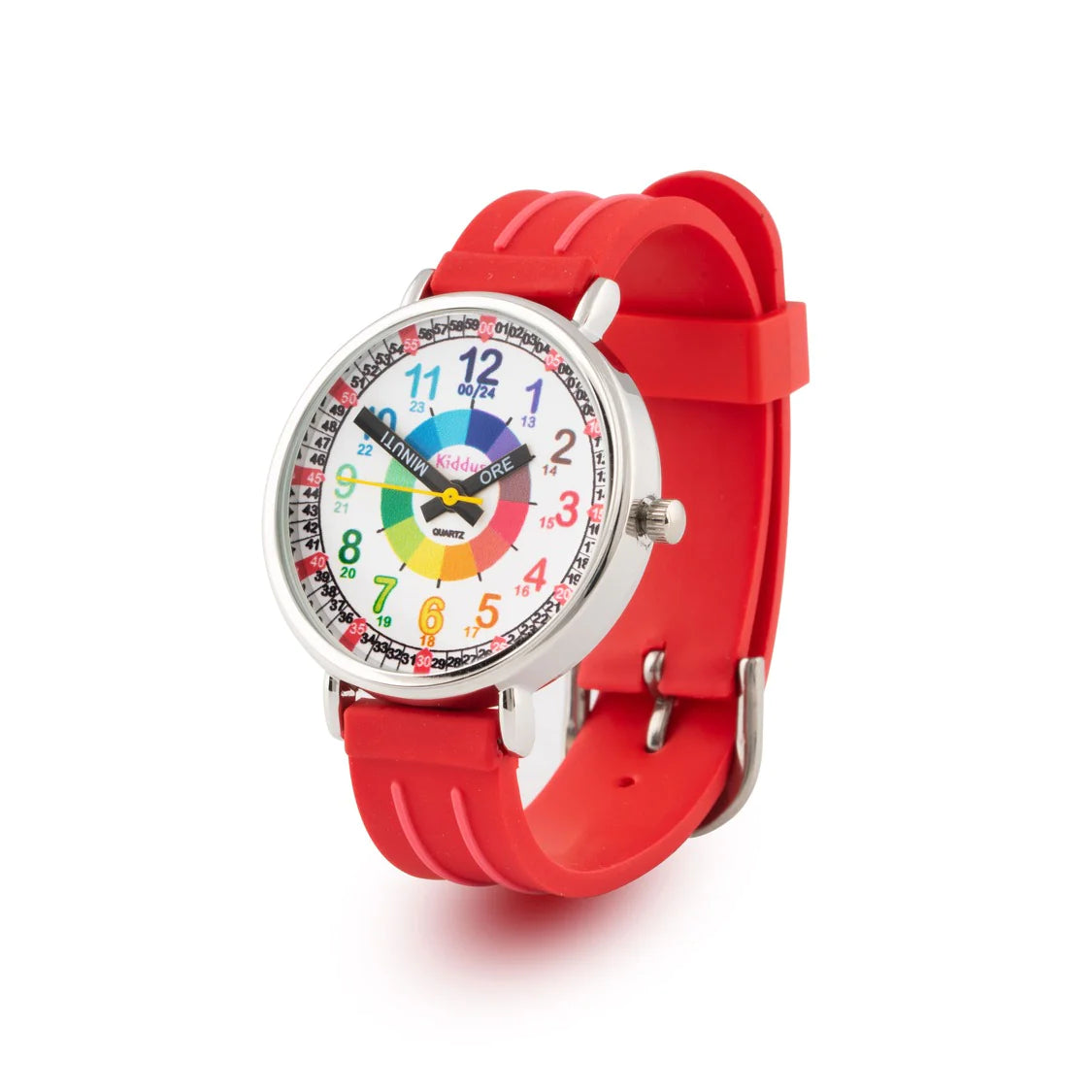 Orologio didattico da polso Rosso – Gioeca1