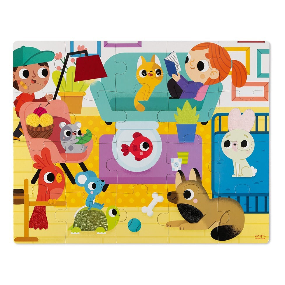 Puzzle tattile Animali domestici